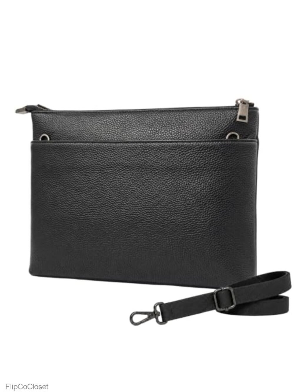 Top Grain Leather Crossbody Bag Slim Messenger Shoulder RFID